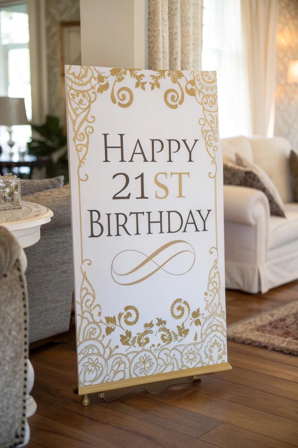 Incorporate a personal element with a customized name decoration.