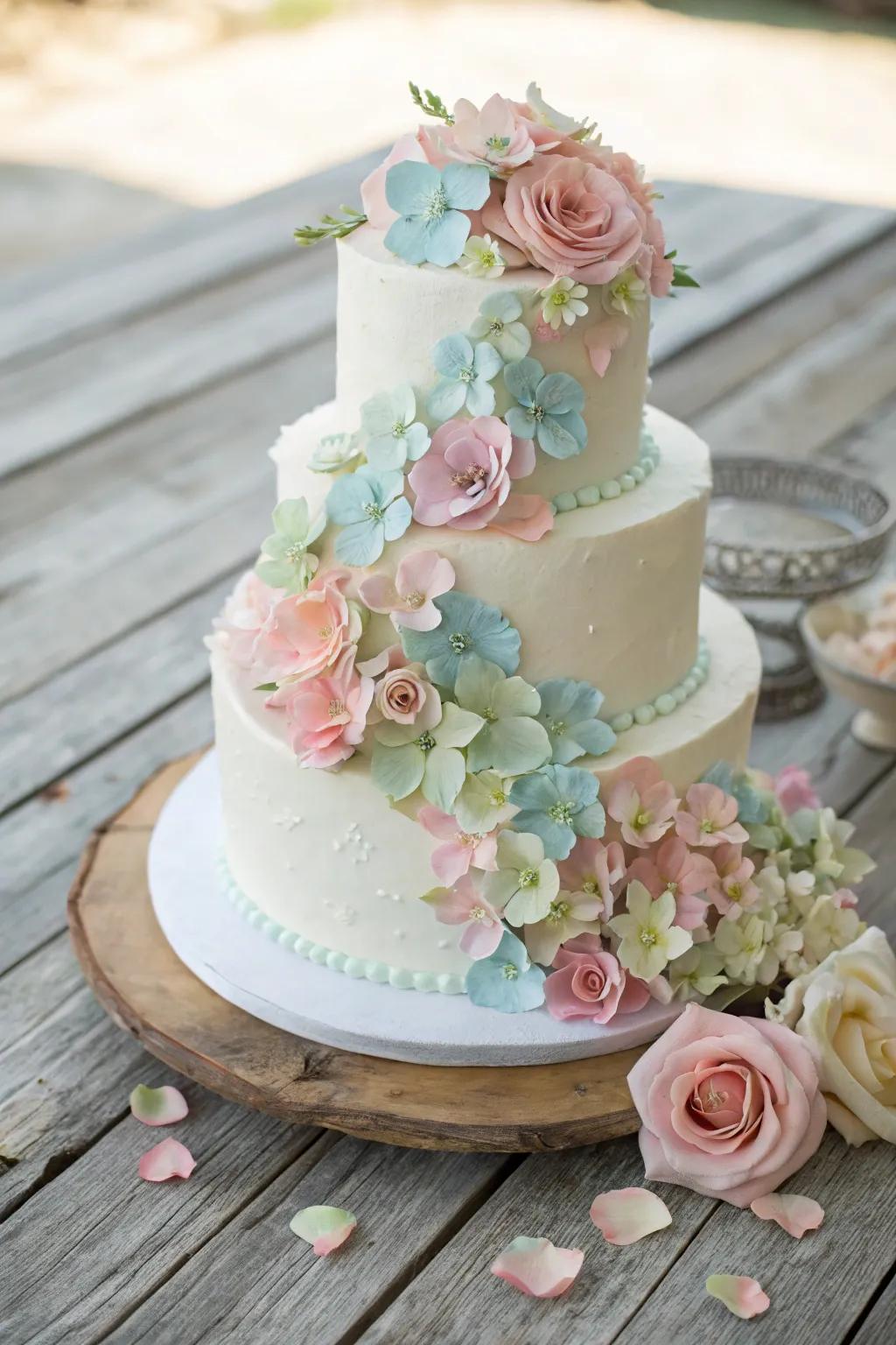 A botanical arrangement that brings the splendor of a garden to your 70th celebration.