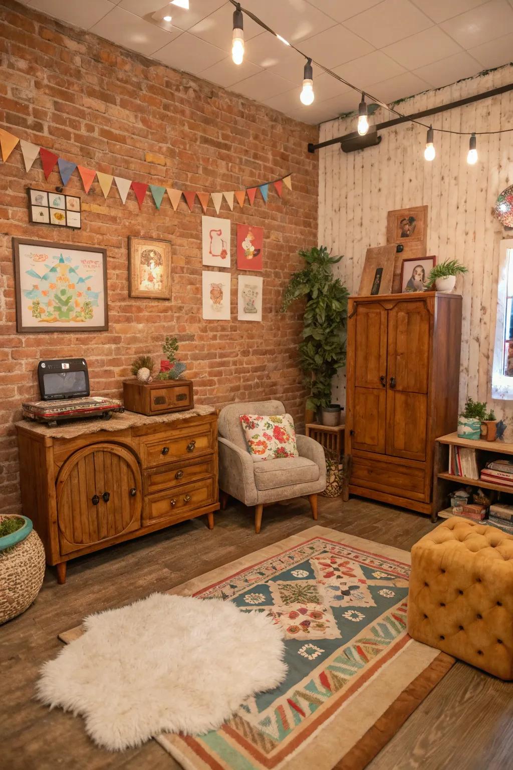 Earthy allure conveys warmth and sentimentality to your virtual area.