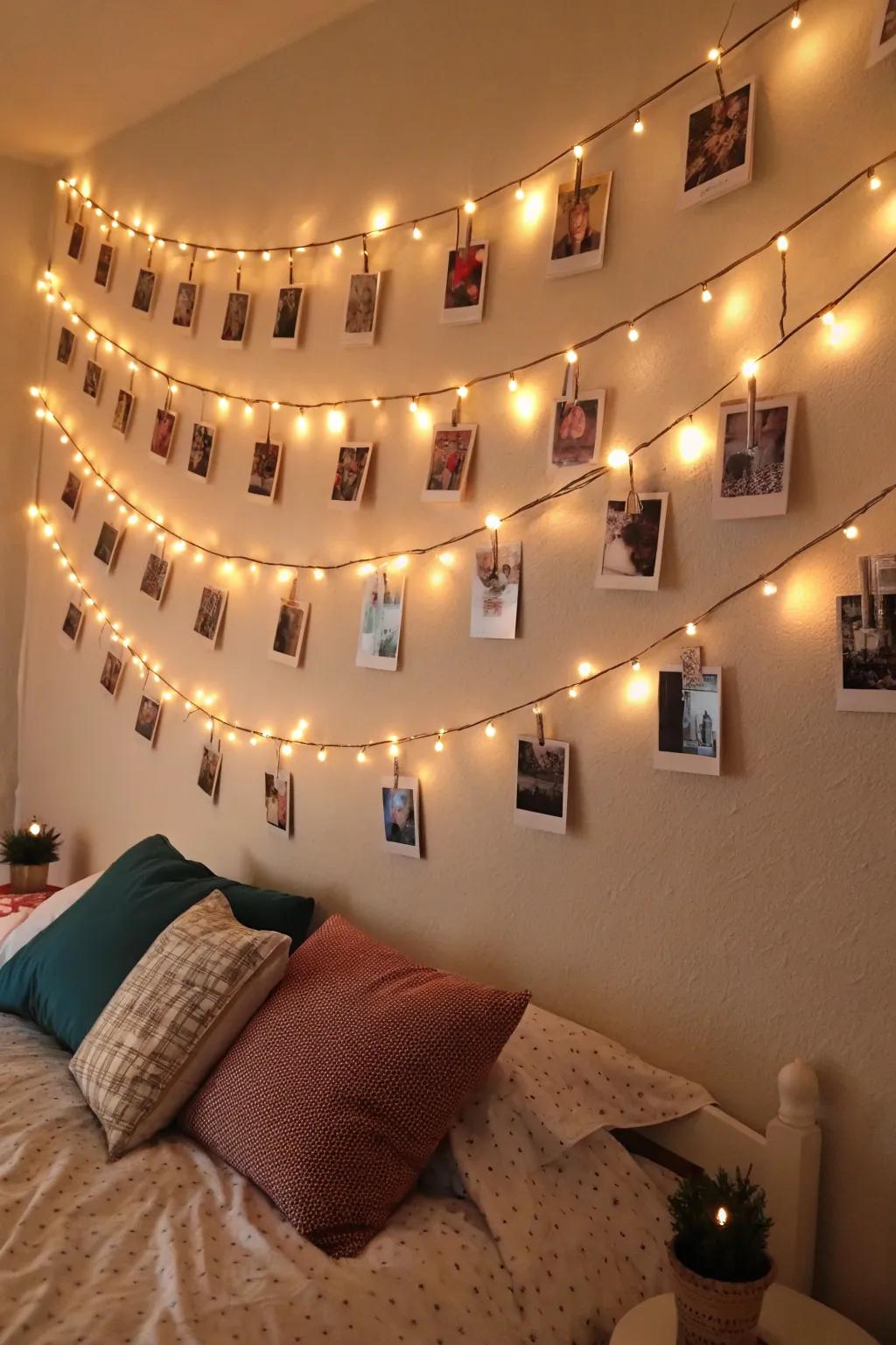 Illuminate your treasured memories with sparkle lights.