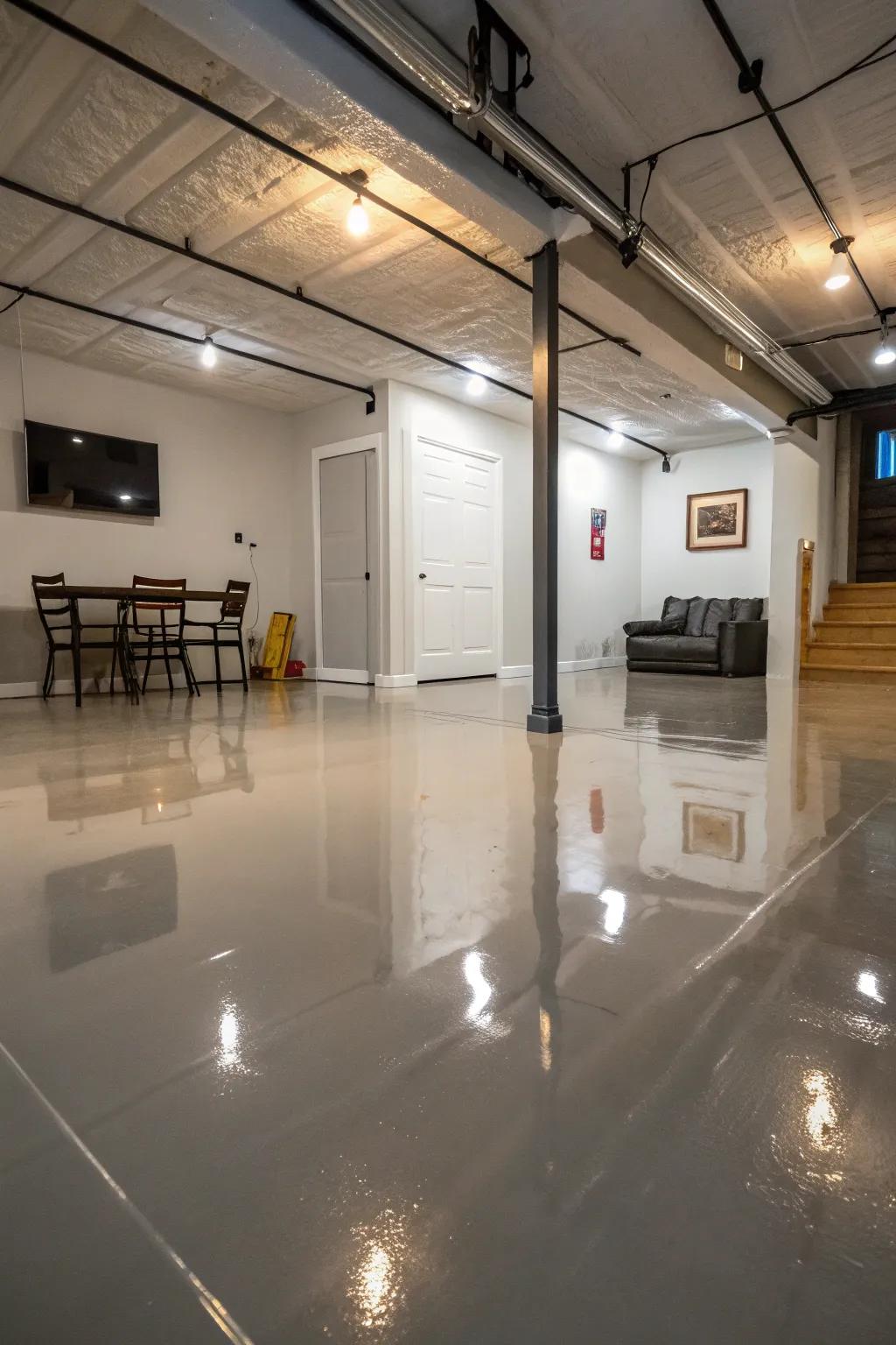 Sealant paint provides a slick, modern appearance with resilience.