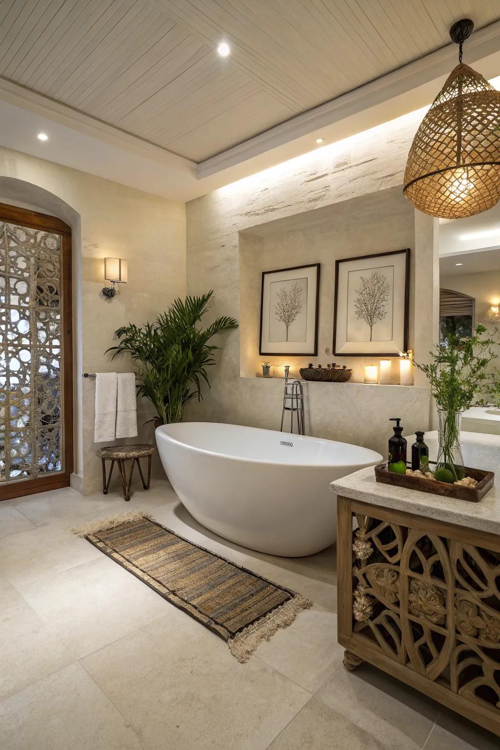 Freestanding bathtubs add a hint of sophistication and luxury to any bathroom.
