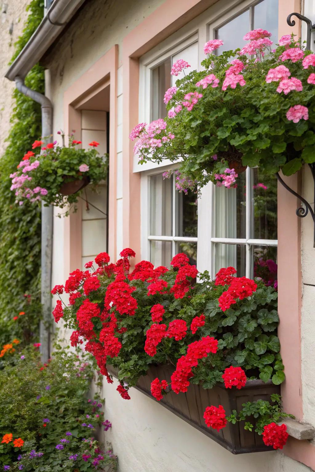 Blossom Beauties give a traditional elegance to any window.