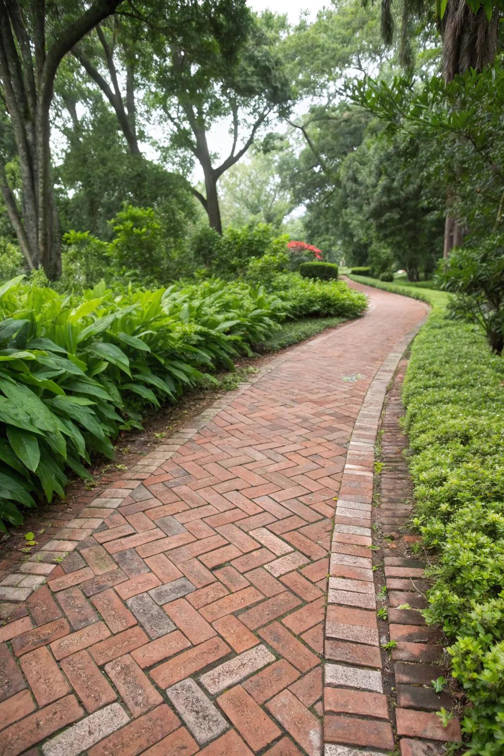Herringbone: A timeless pattern for a touch of class.