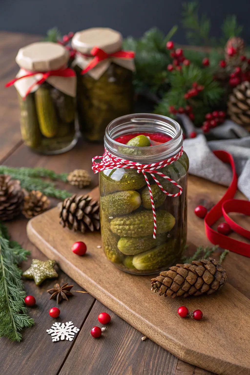 Homemade crisp delight jars create captivating holiday gifts.