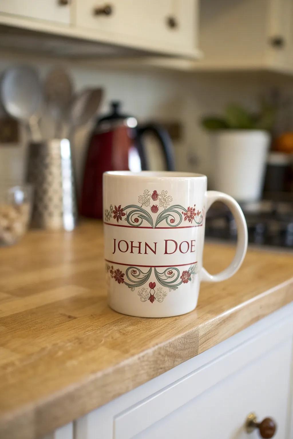 Personalized mugs provide a unique touch to your coffee drinking experience.