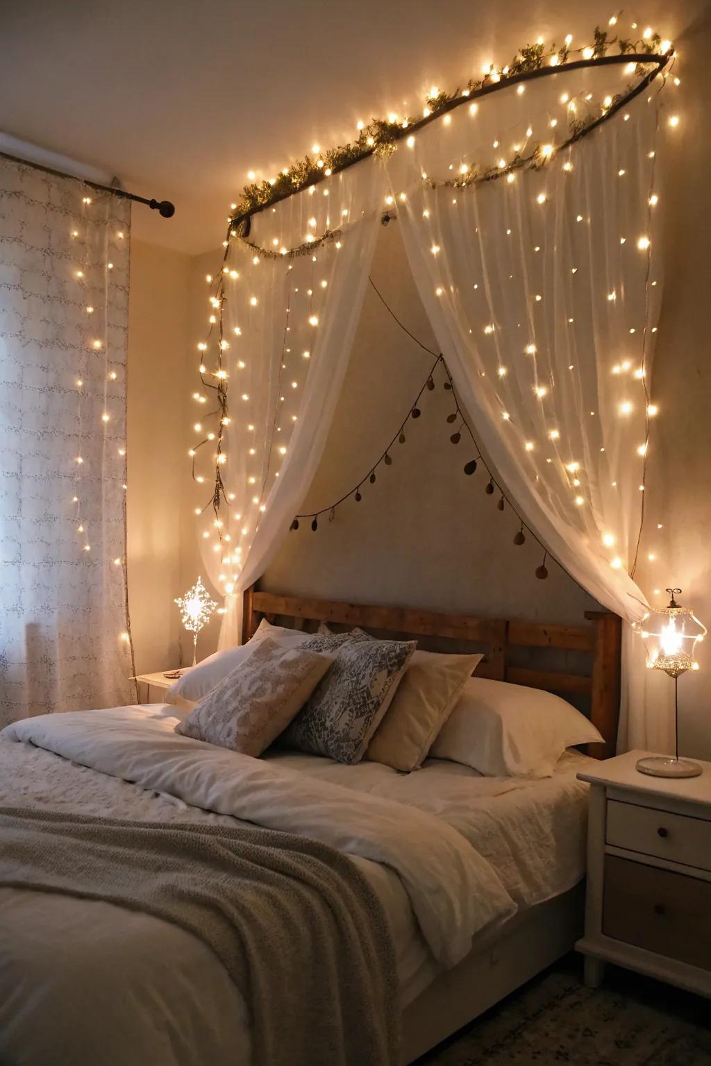 String lights bring a magical element to any area.