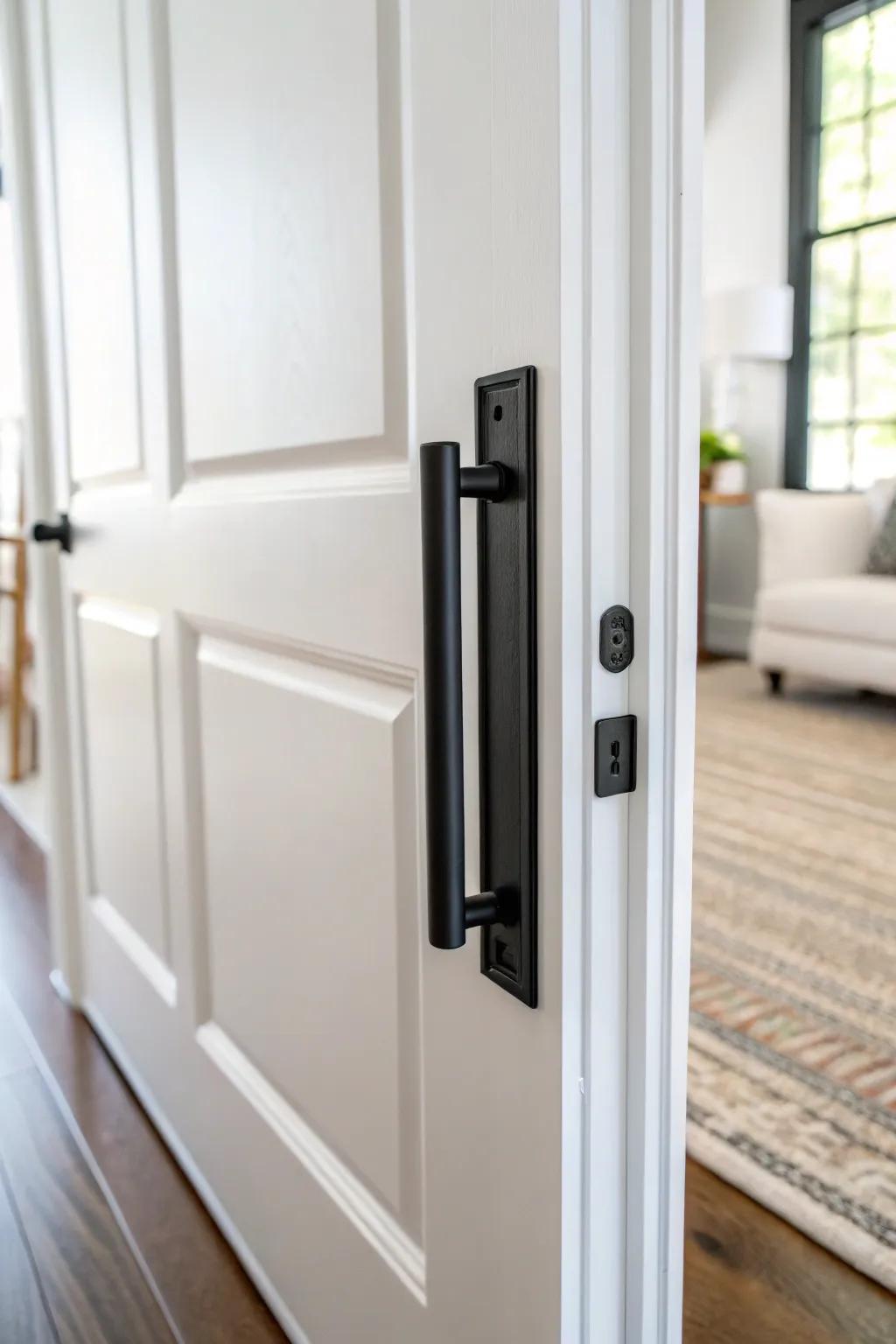 Shadow door grips bringing a contemporary refinement.