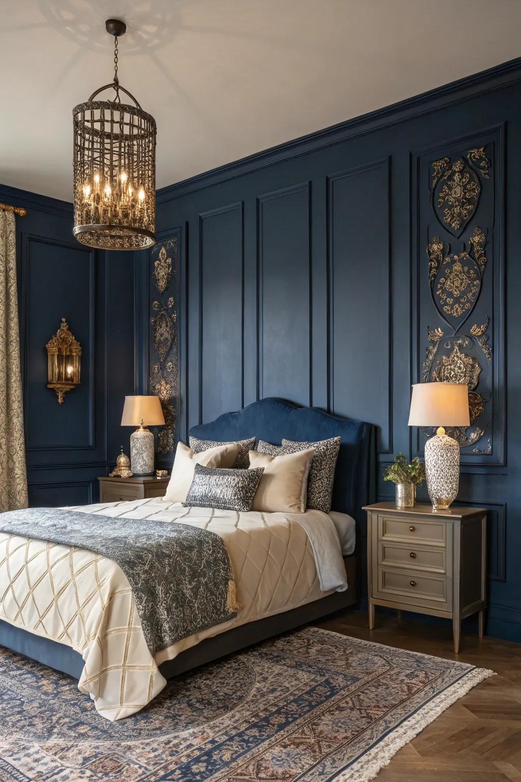 A striking choice of paint can instantly lift the mood of your room.