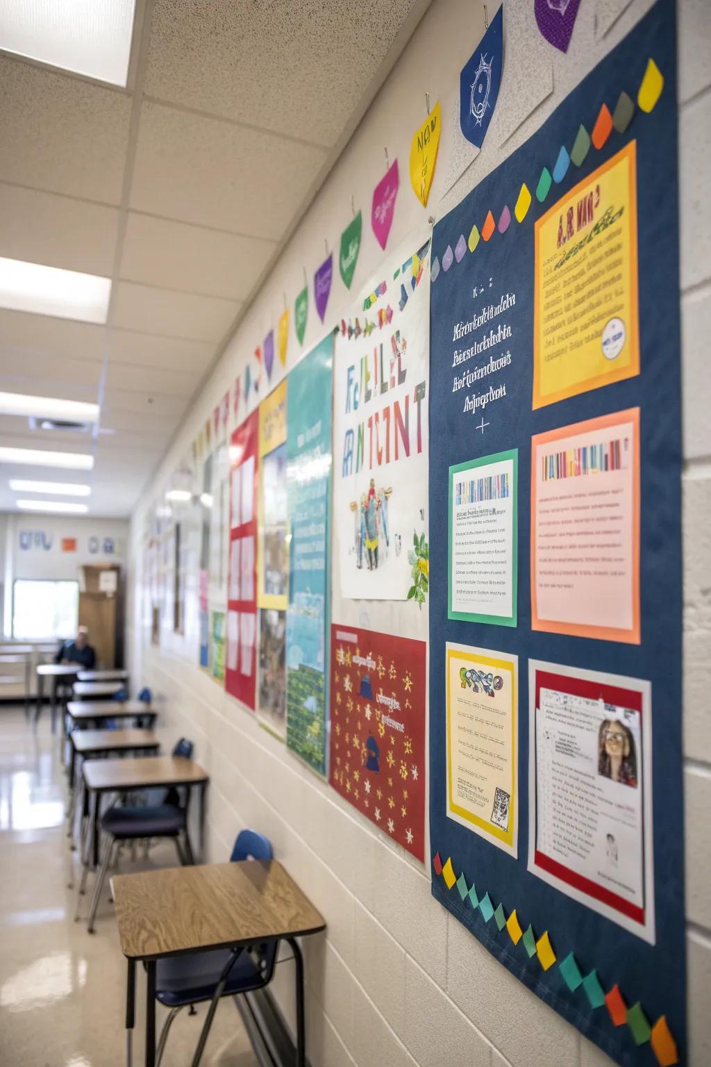 Inspiring quotes that add character to classroom walls