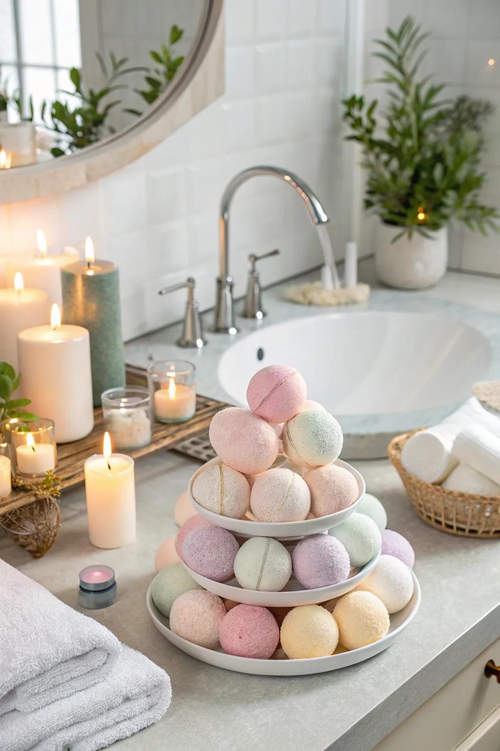 Transform any bath into a relaxing retreat with these luxurious bath bombs.