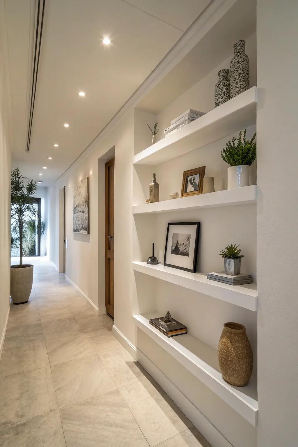 Pureness matches class with minimalist floating ledges.