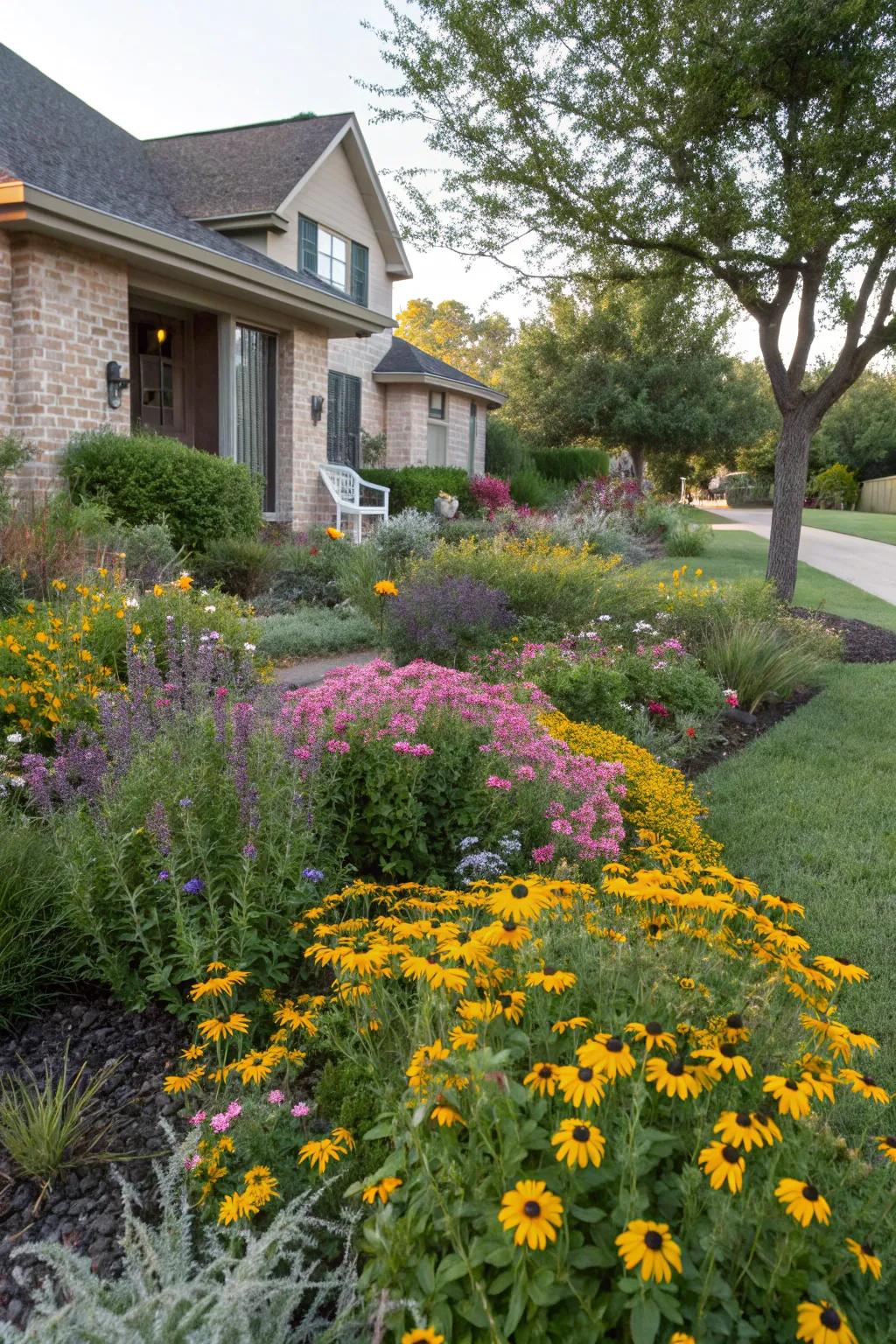 Indigenous plants form an energetic, ecologically sound garden.