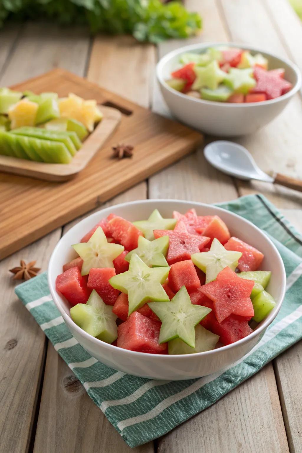 Starburst fruits give any fruit medley a charming look.