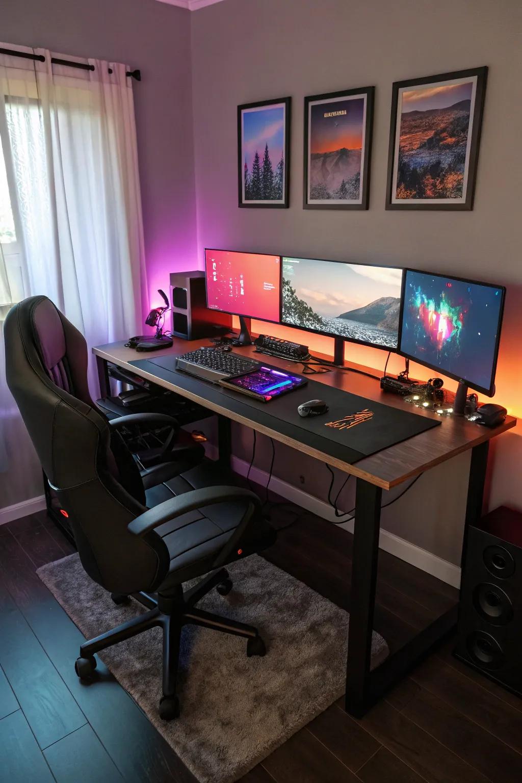 Expand your horizons with a multi-monitor setup.