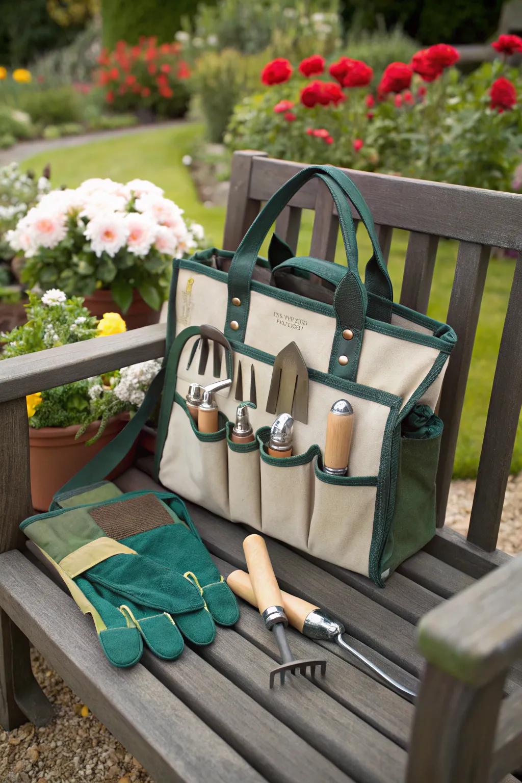 An all-inclusive set of gardening tools is great for any gardener.