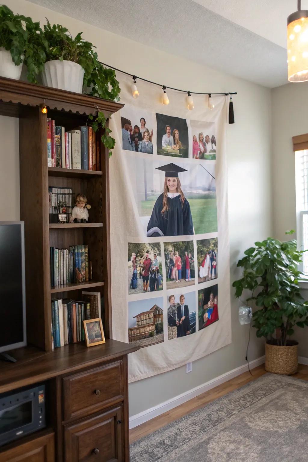 A heartfelt photo compilation banner capturing special moments.