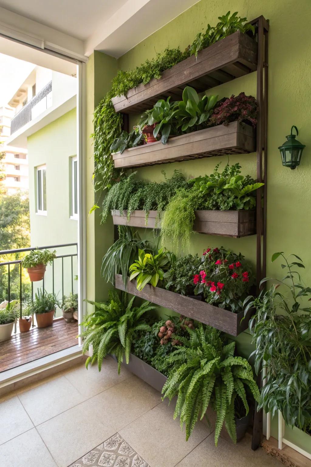 Vertical gardening maximizes space efficiency in your grow room.