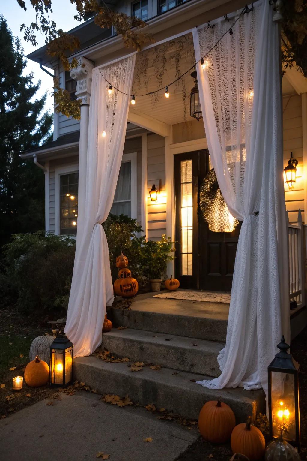 Kick off the night with a spooky entrance that sets the tone for a frightful evening.