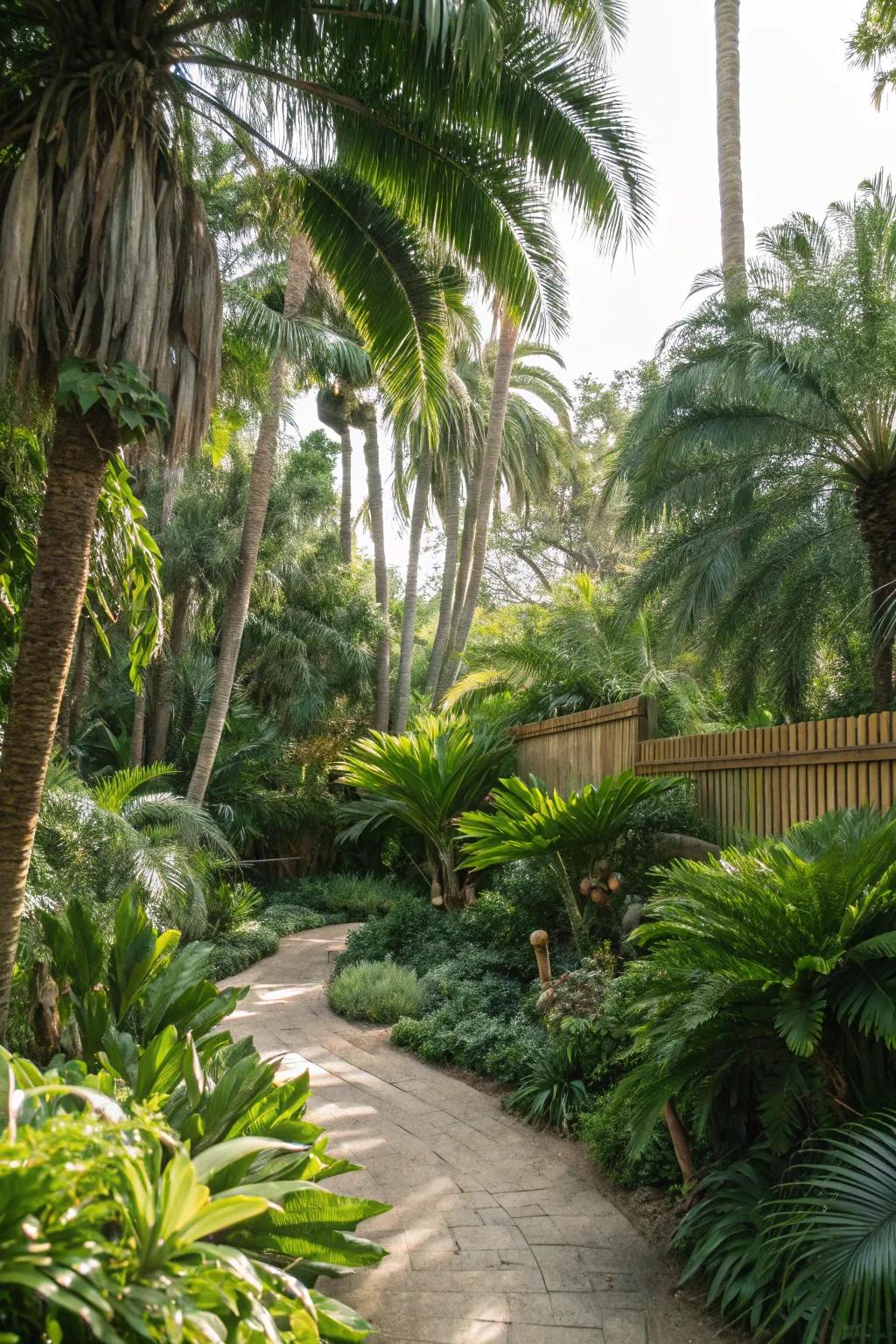 Abundant verdure converts any space into a tropical refuge.