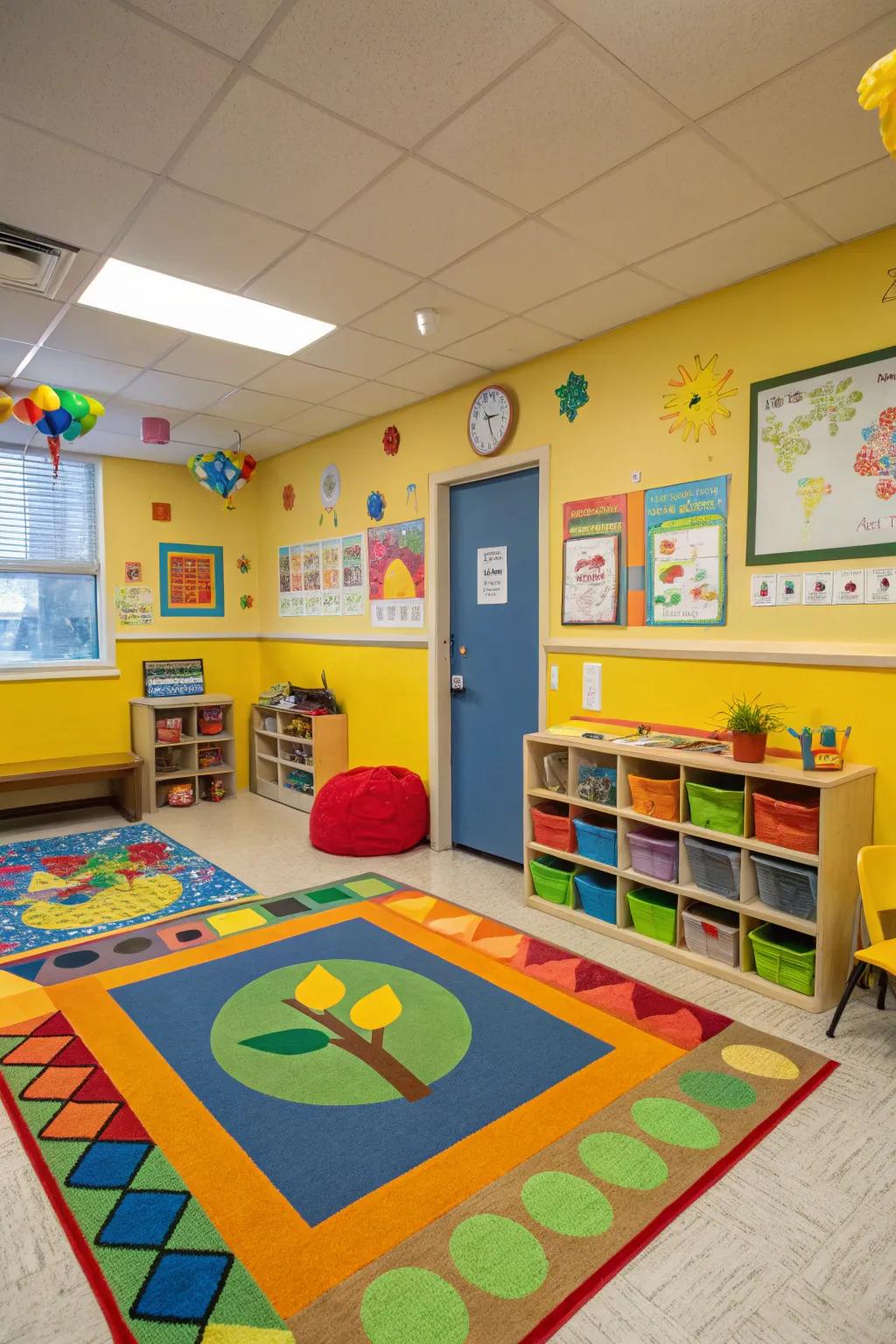 Incorporate lively colors to cultivate an energetic and playful ambiance.