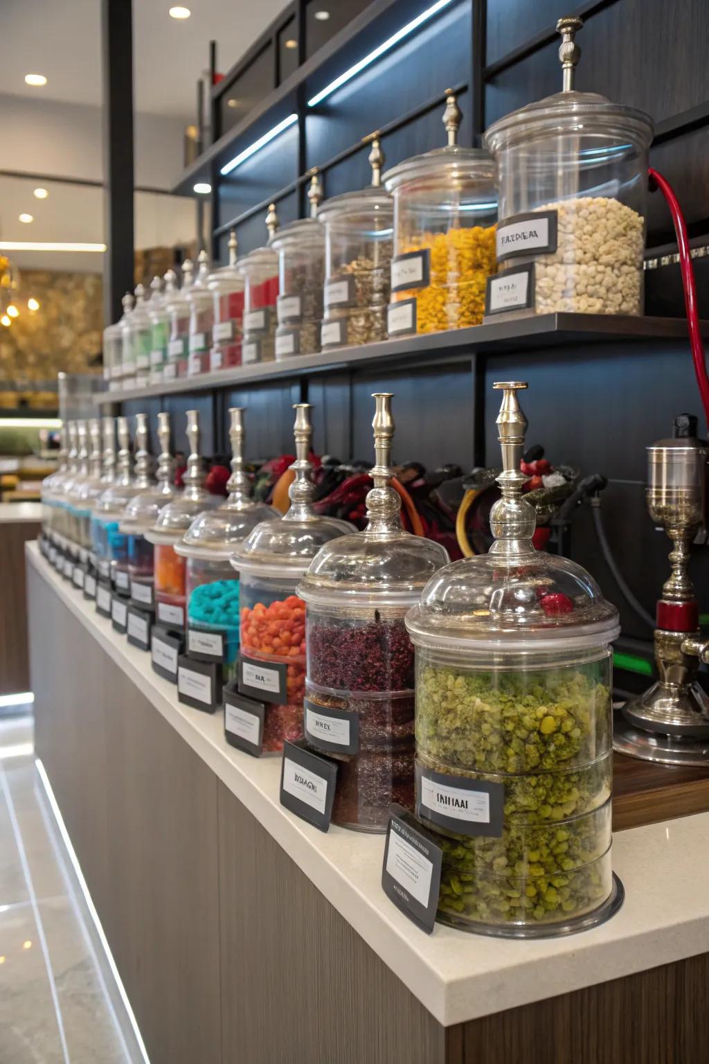 Stackable bins are a fab, space-saving way to sort out your smoking gear.