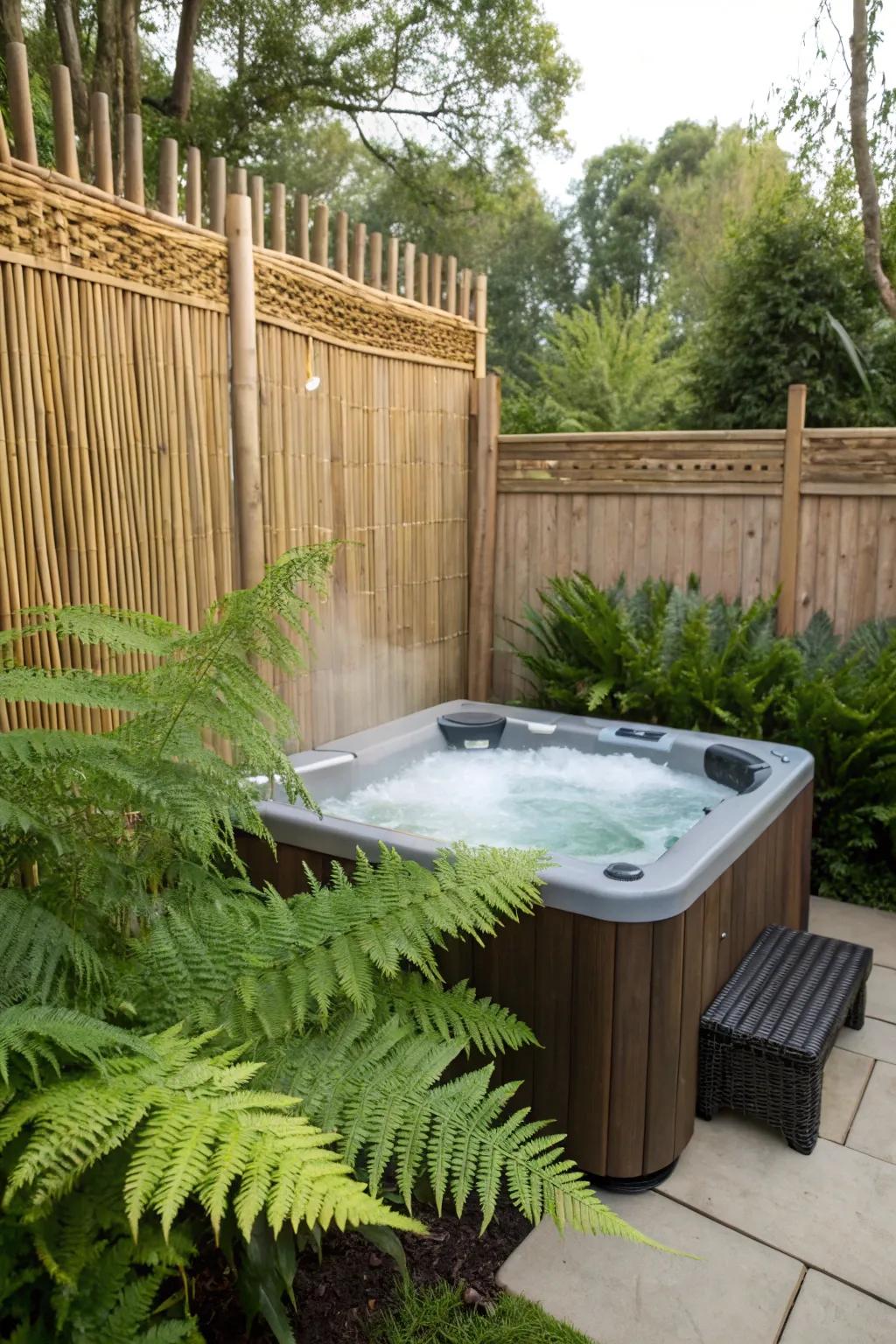 Bamboo screenings deliver a natural and aesthetically pleasing privacy solution.