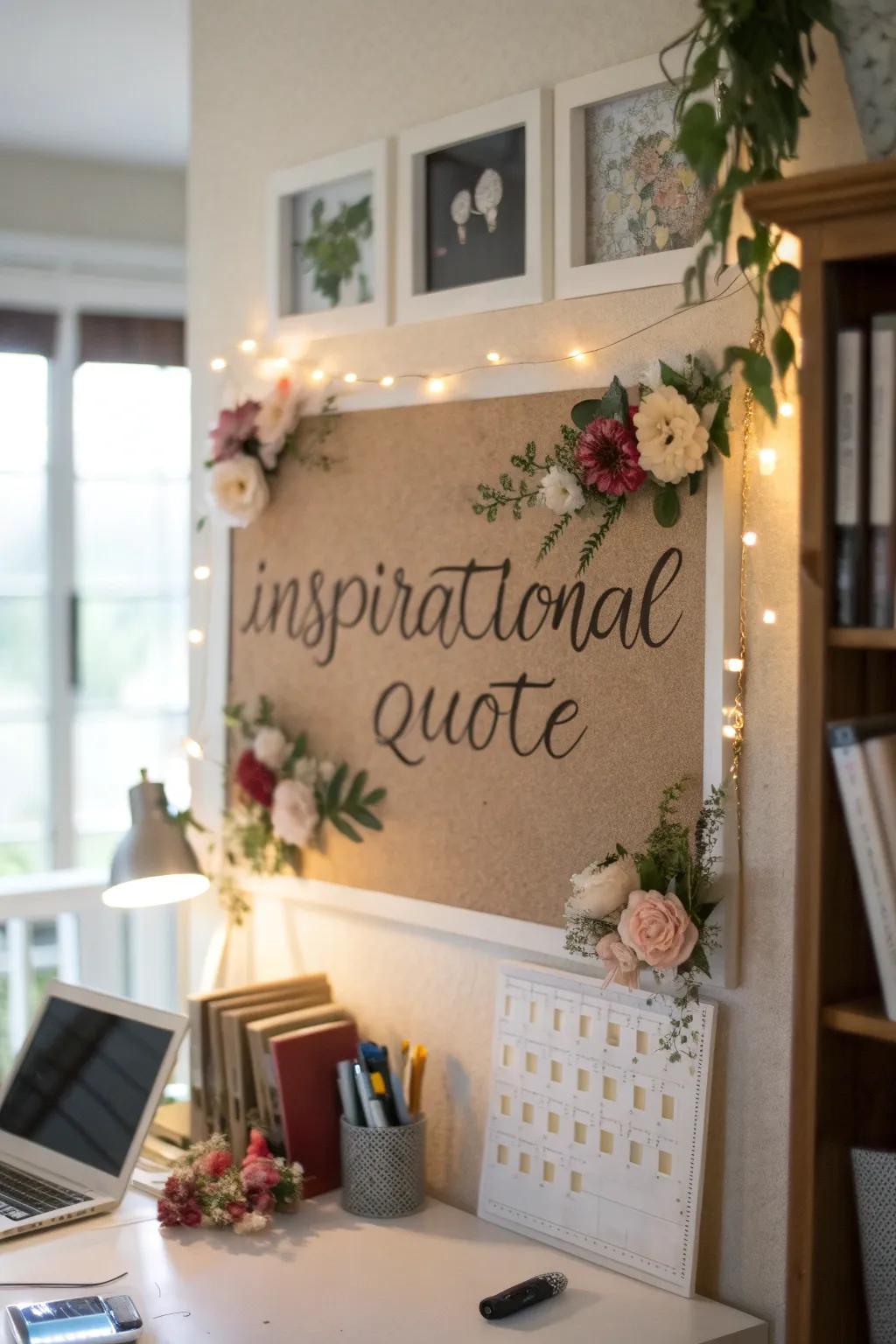 An inspiring area to start each day filled with good vibes.
