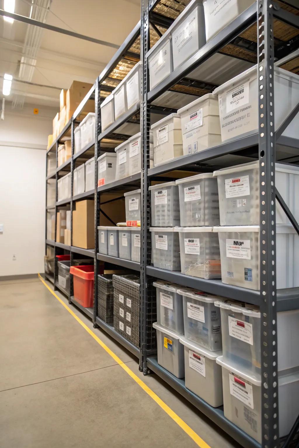 Shelves take full advantage of vertical room, keeping your items well-organized and within reach.