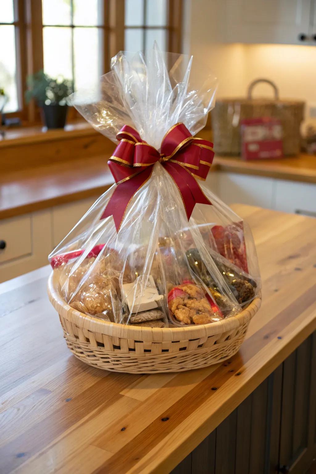 A timelessly wrapped basket that’s always in vogue.