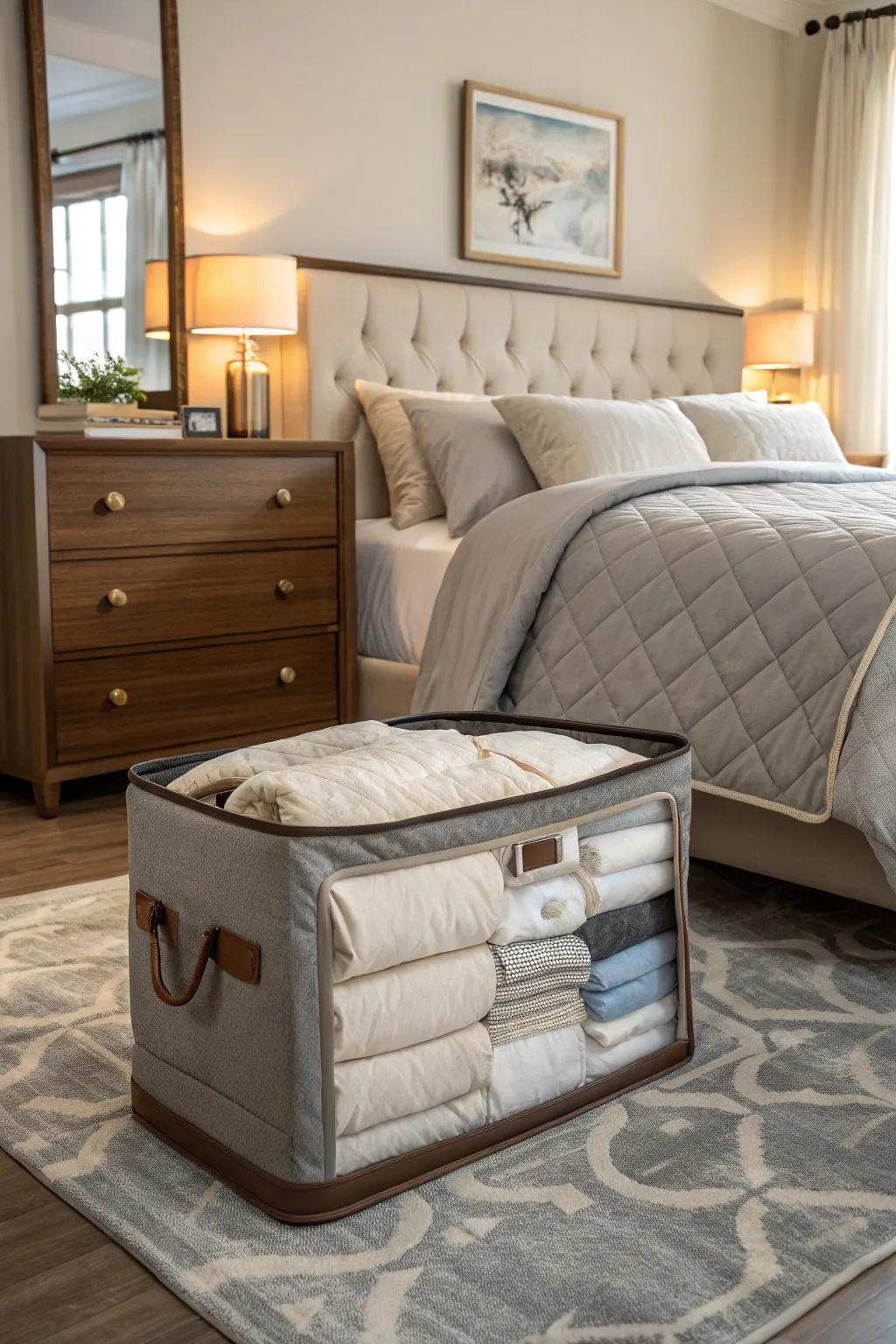 Ample sacks ensure your comforter is safe and your area remains tidy.