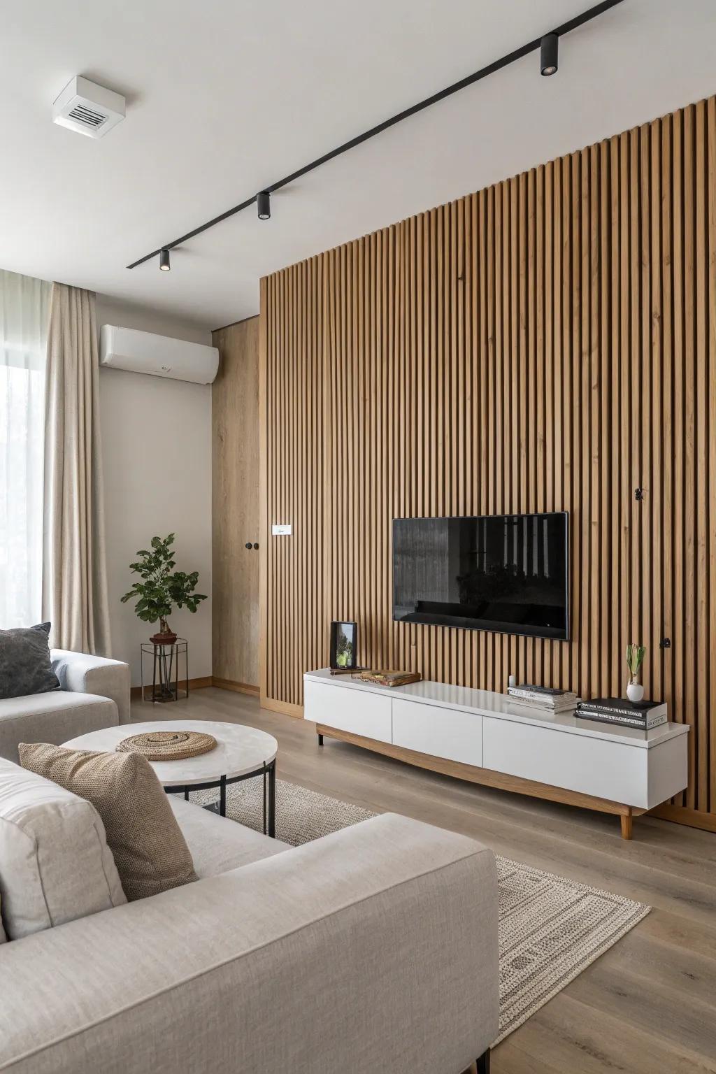 Vertical strips enhance height and sophistication in any environment.