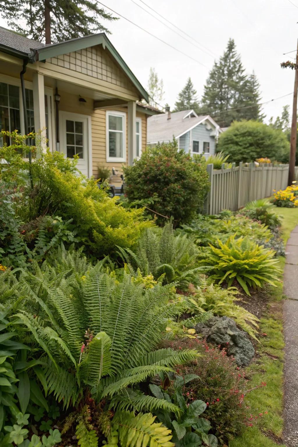 Native plants offer beauty and require minimal upkeep.