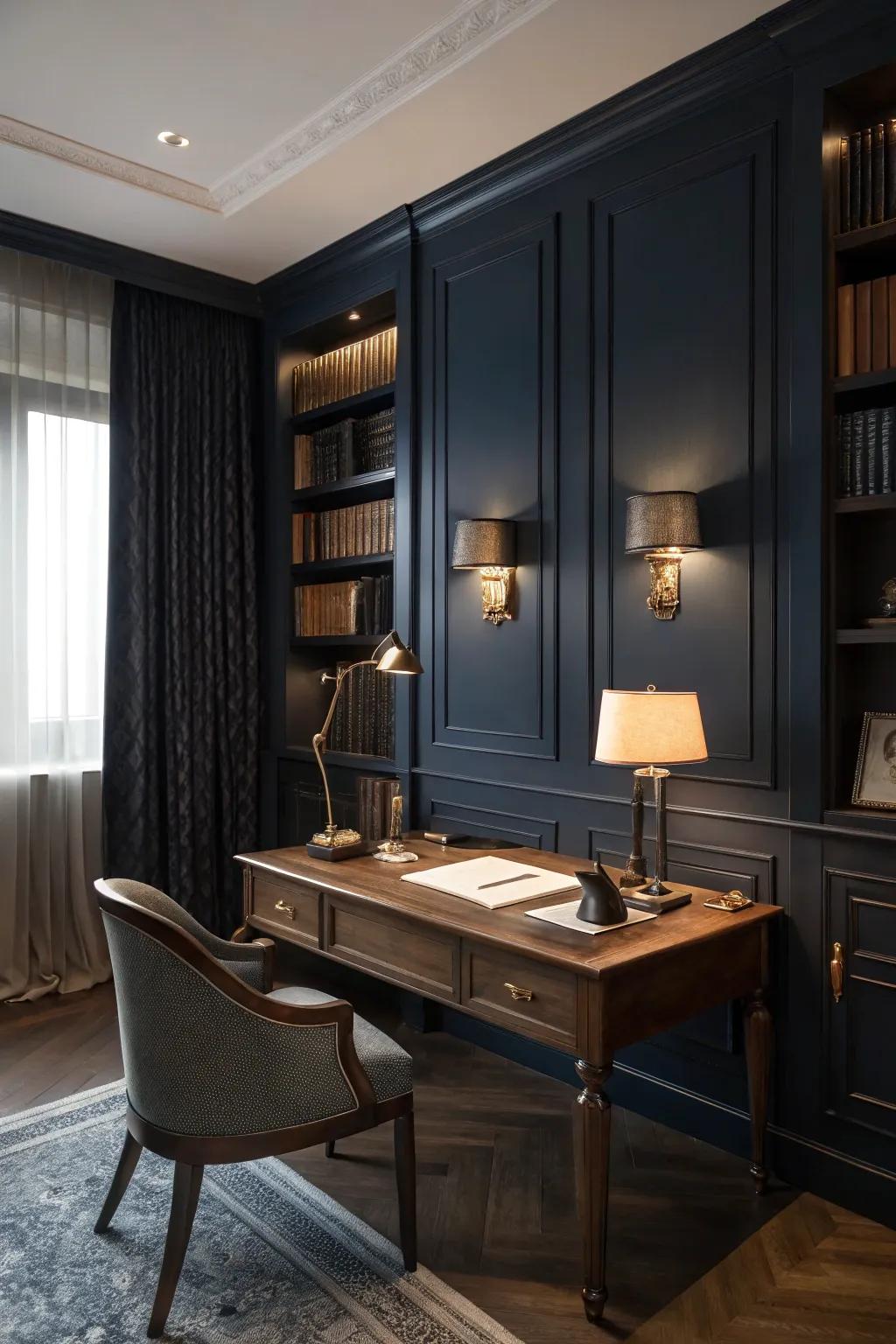 A striking color palette enriches your office with dimension and elegance.