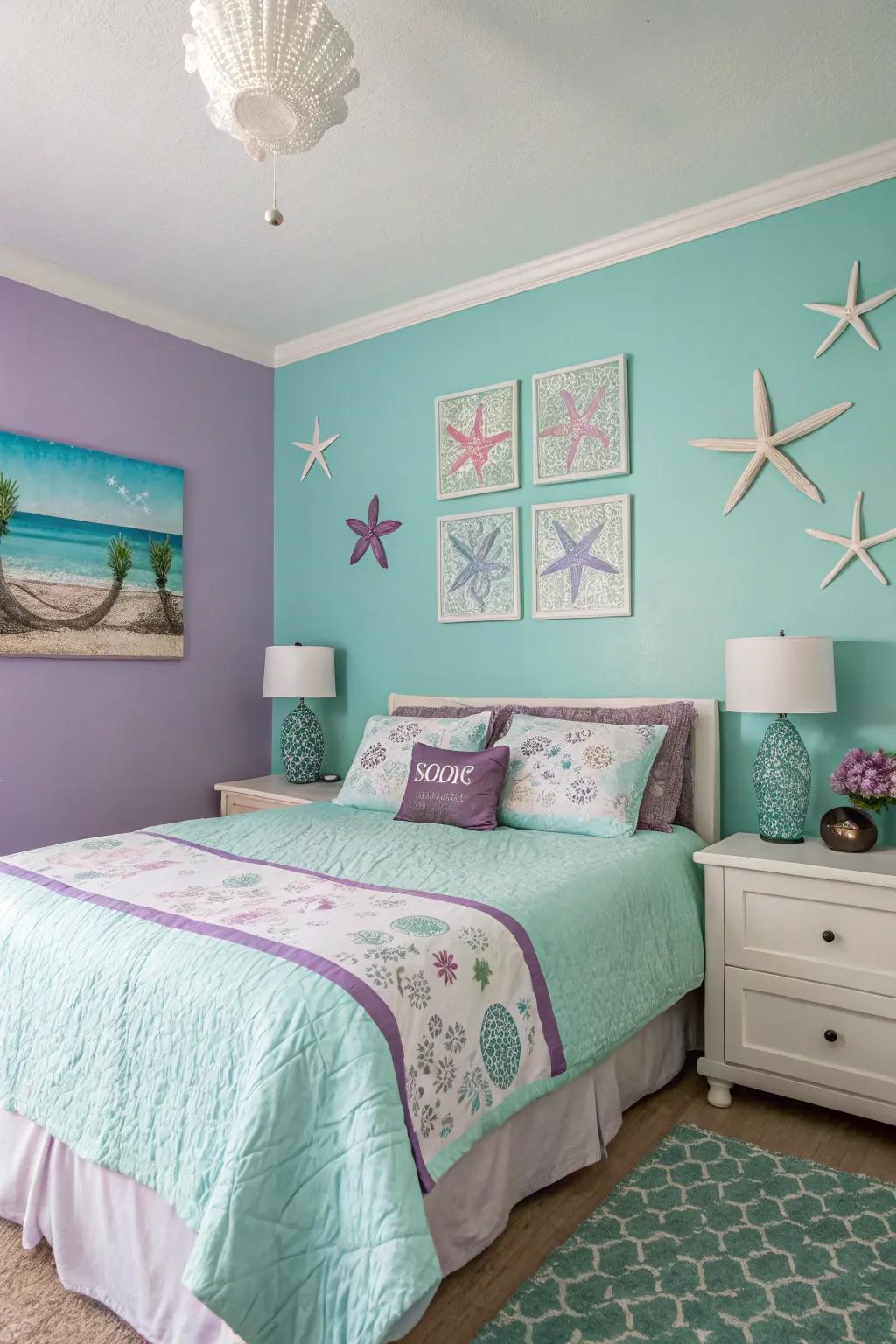 A peaceful color collection influenced by the sea.