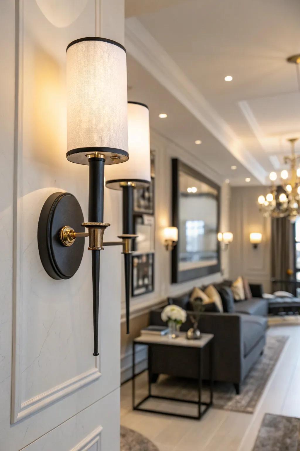 Refined metallic textures can inject a modern vibe into your interior design.