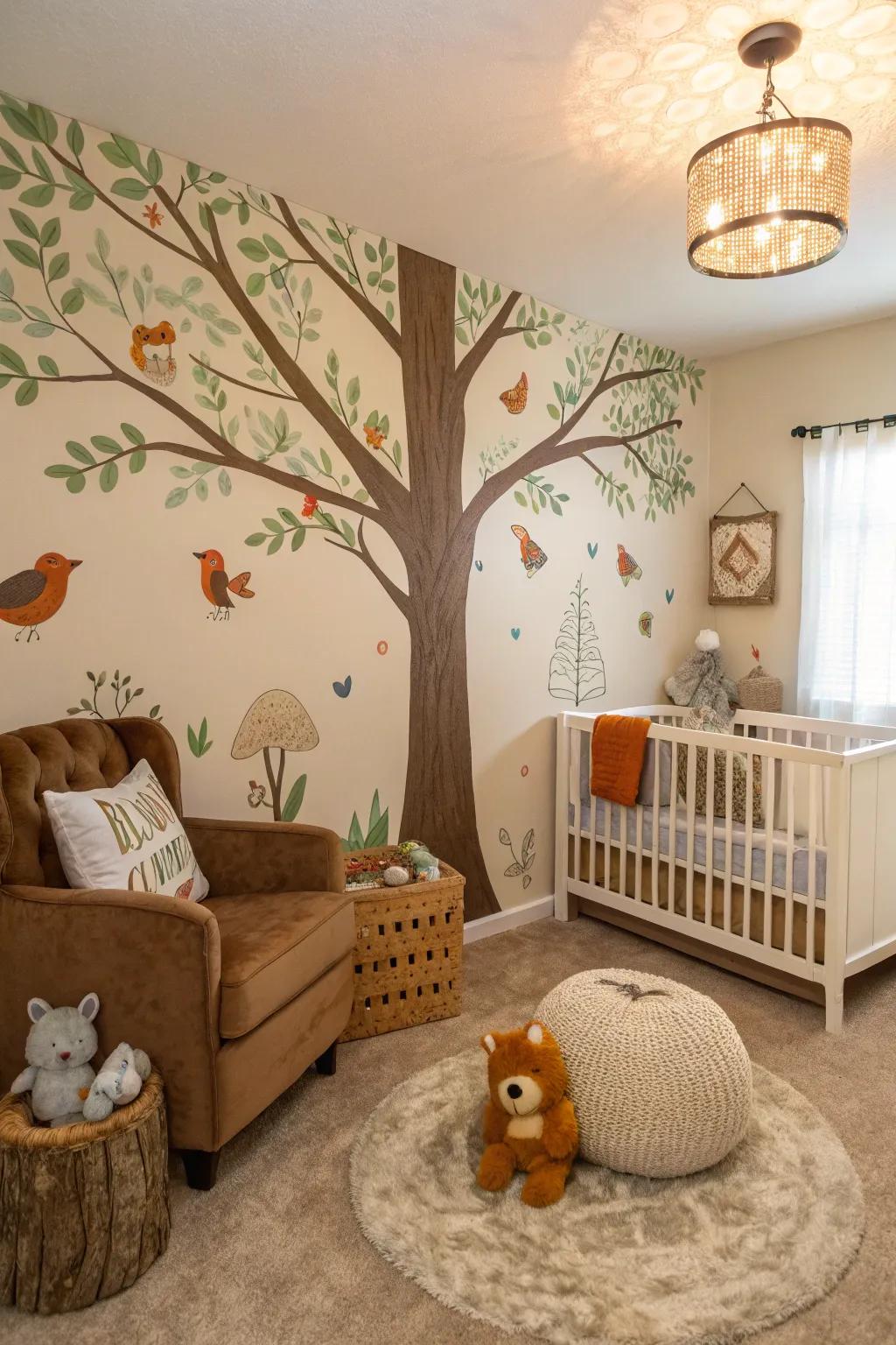 Enter a woodland paradise where the natural world and nurturing converge.
