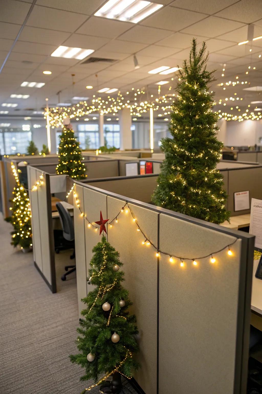 Transform workspaces into joyous nooks with simple decorations.