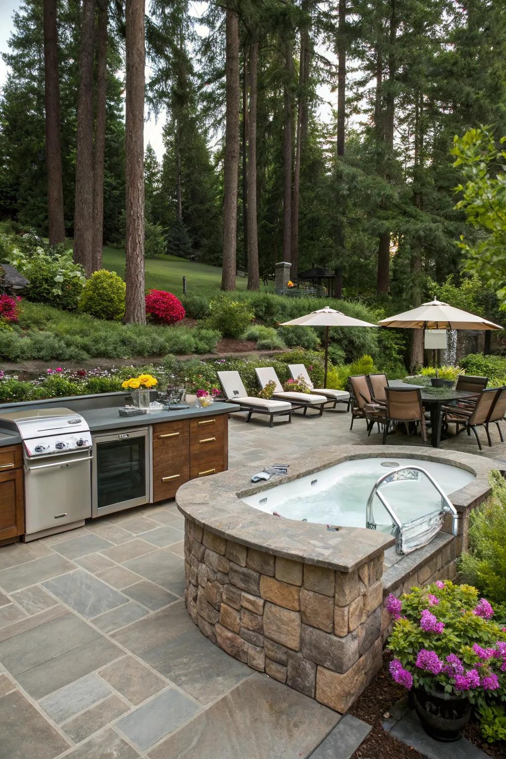 Unify your space with harmonizing materials for a consistent aesthetic.