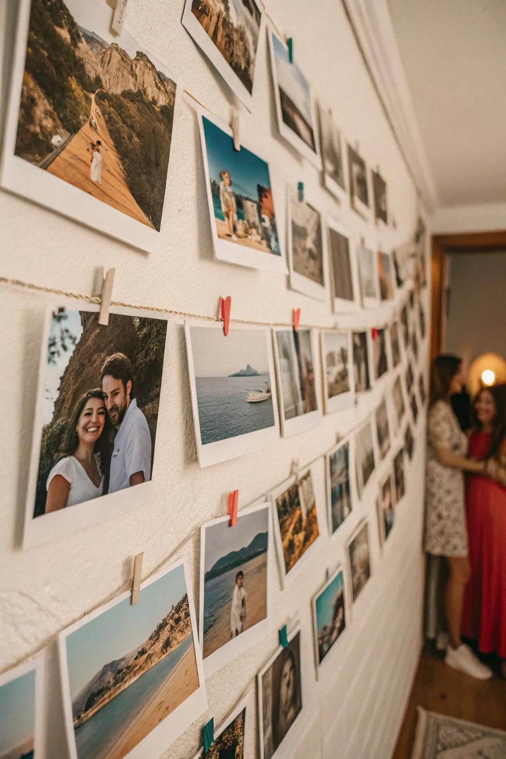 Capture retro vibes with a photo collage featuring retro frames.