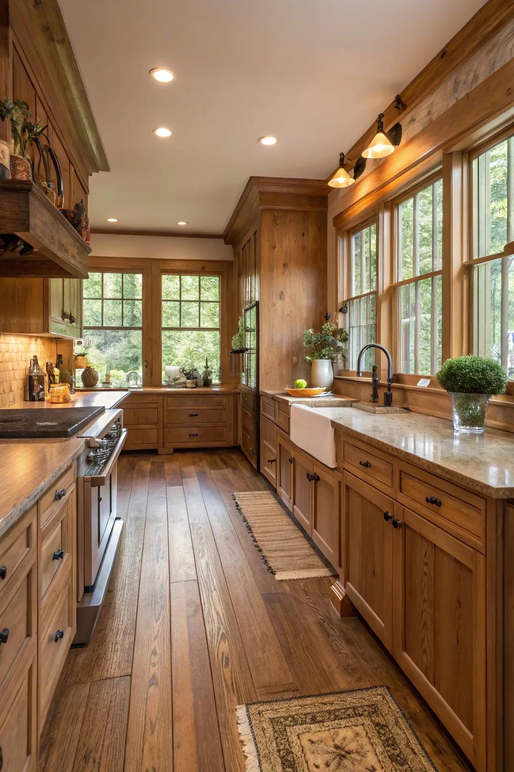 Hardwood floors bring a sense of timeless warmth and sophistication.