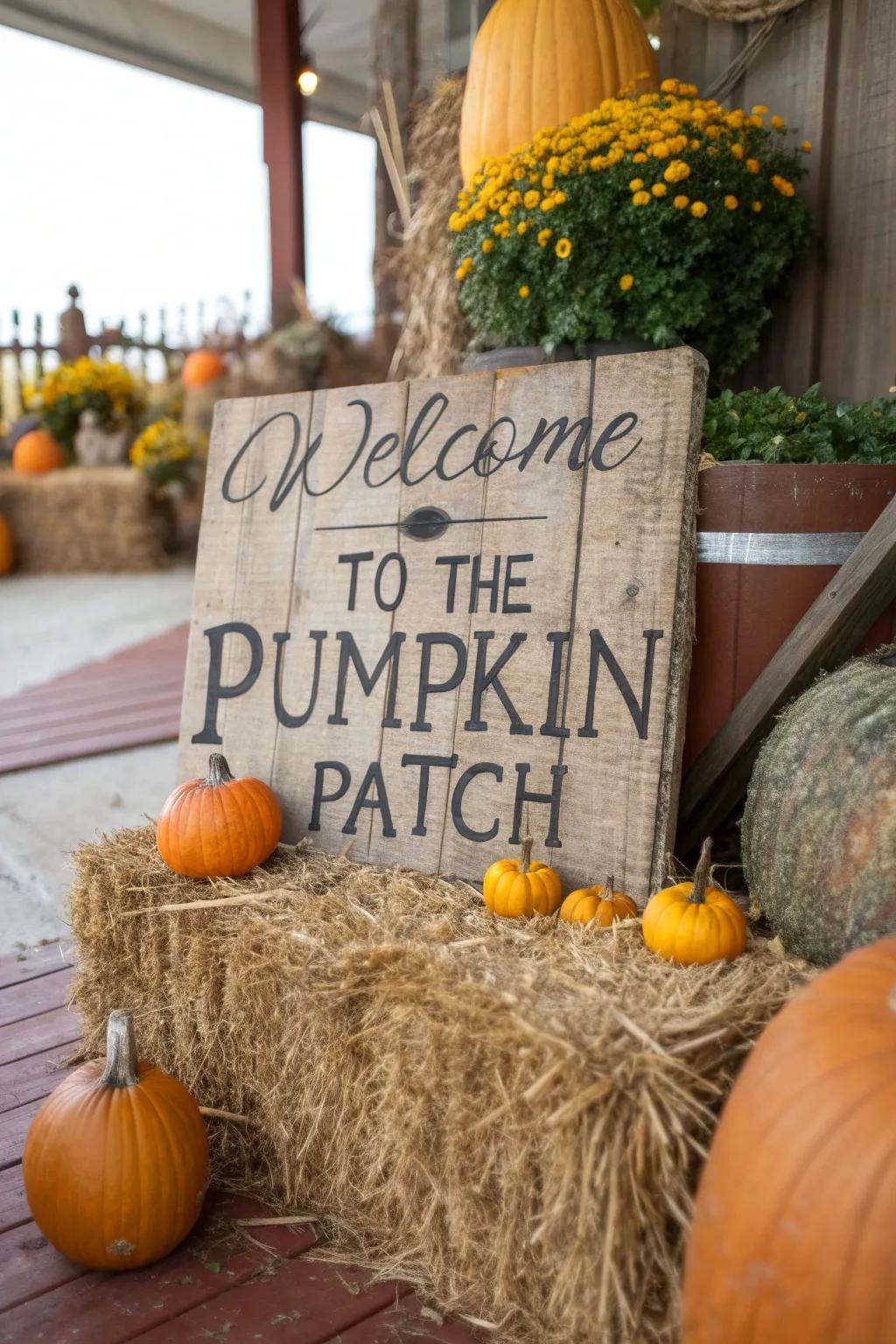 A delightful welcome to your seasonal meeting area