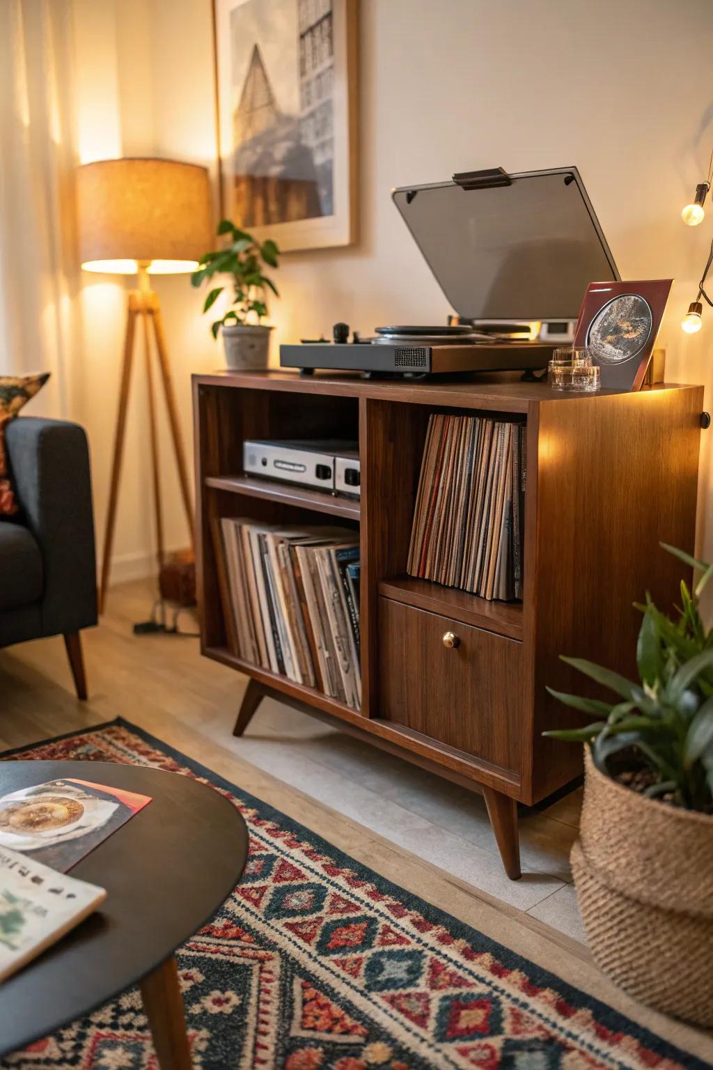 Mid-century modern consoles are the perfect blend of retro charm and updated practicality.