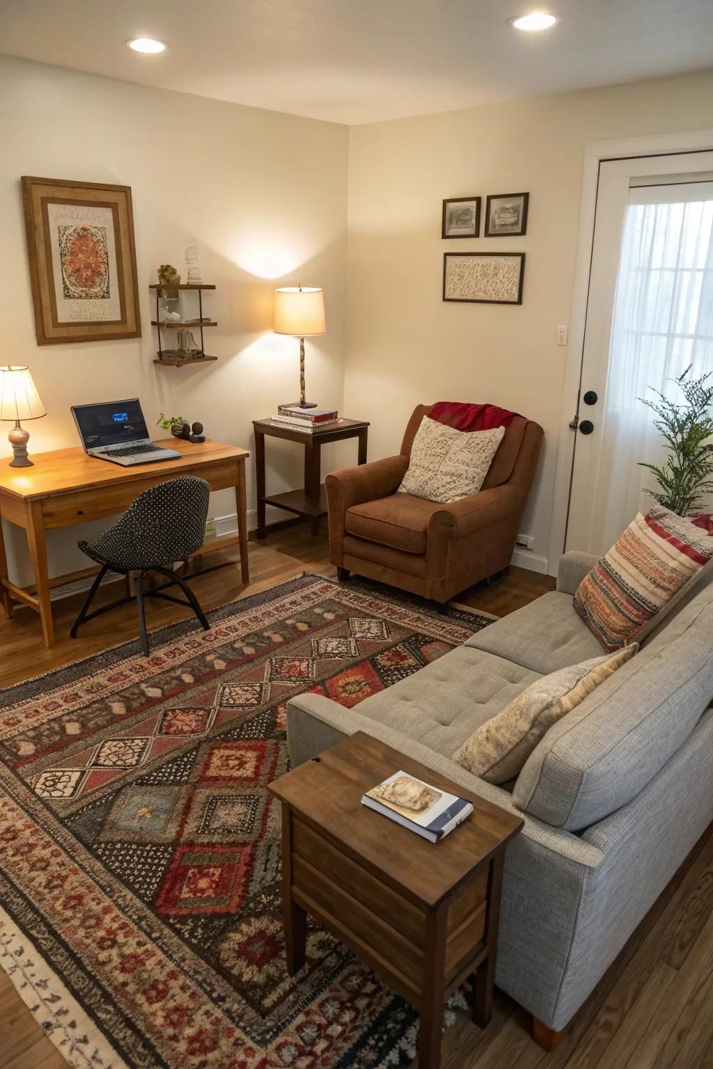 Effective zoning turns one area into multiple useful spaces.