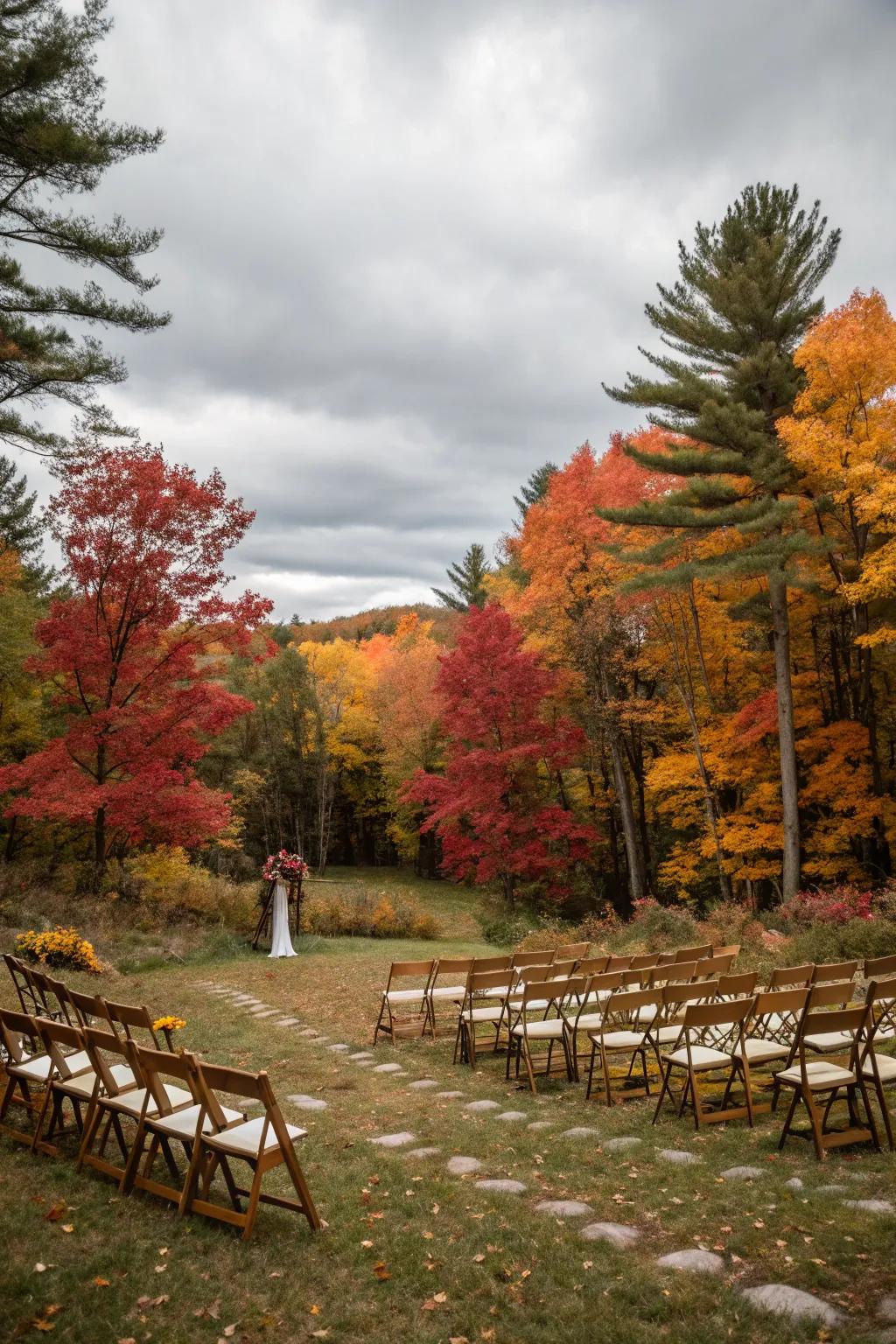 Nature's beauty provides the perfect backdrop for your special day.