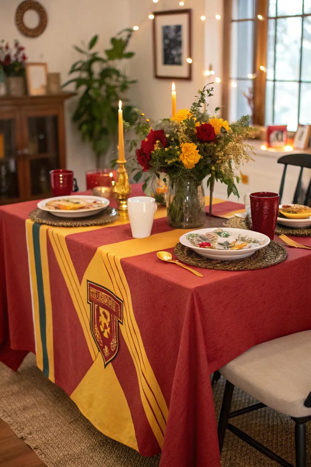 A school-spirited table instantly brings a sense of festivity.
