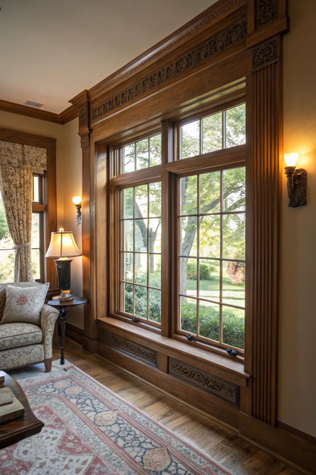 Artisan-style trim brings a timeless appeal.