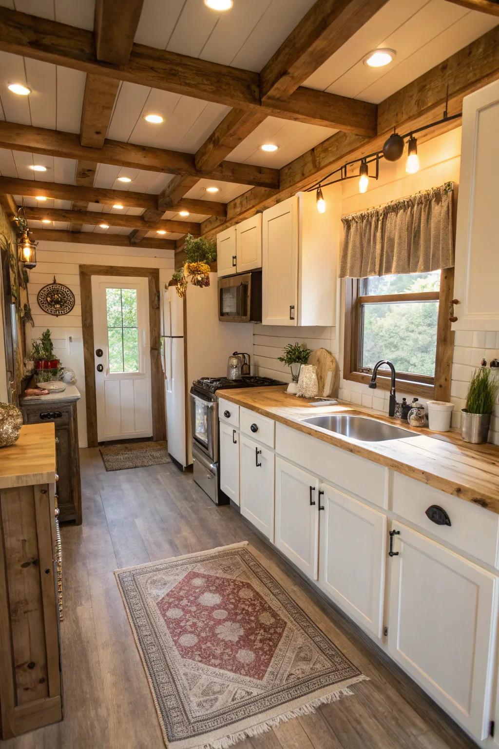 A warm and welcoming rustic style for your kitchen.