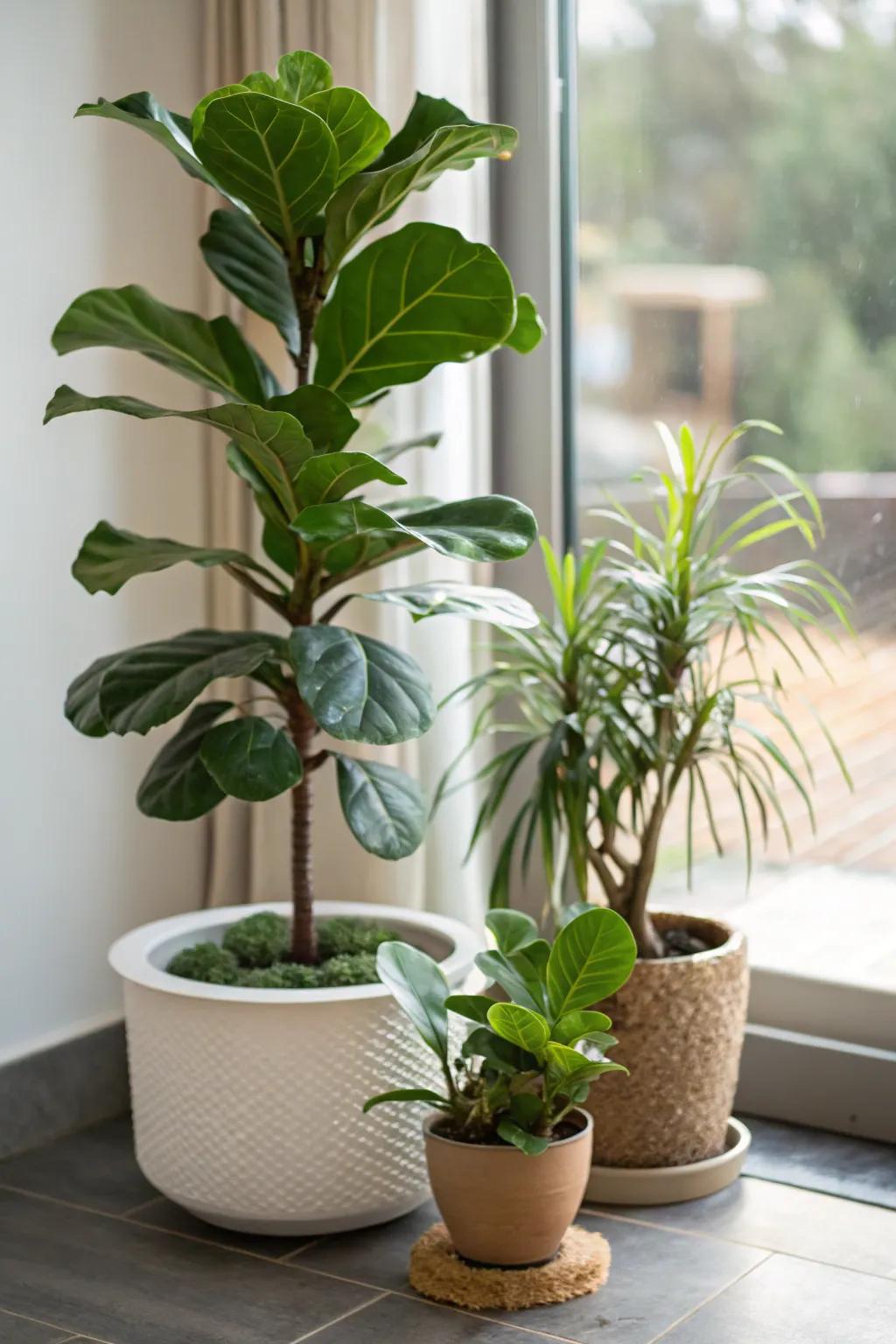 Greenery has the power to instantly refresh a lackluster corner.