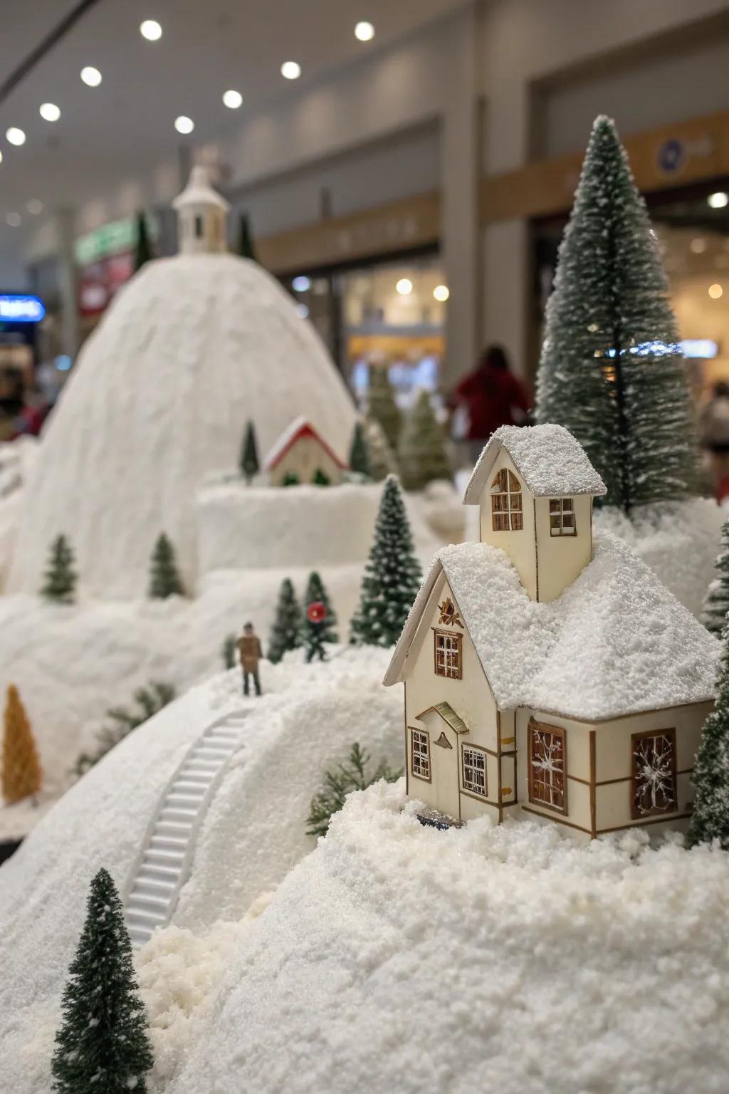 Raise your village to fashion a vibrant wintry tableau.
